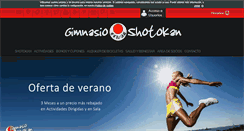 Desktop Screenshot of gimnasioshotokan.es